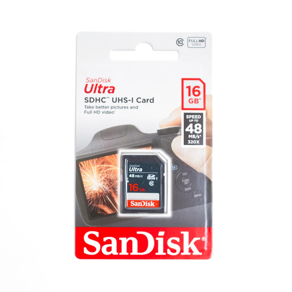 SanDisk, Memory Cards, Tech, Class 10, 16GB, SDHC, 263804